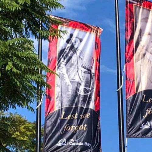 Anzac Day Banners Removed Due To Offensive Spelling Error