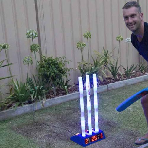 The Cricket Stumps That Keep Score, So You Don't Have To