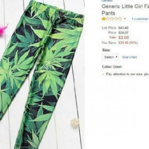 Parents Up In Arms Over Marijuana Leggings Aimed At Toddlers