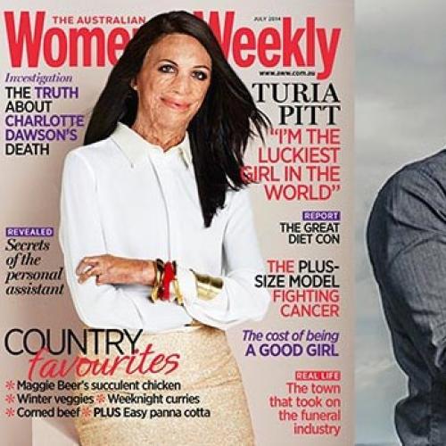 Turia Pitt's Gorgeous Women's Weekly Cover