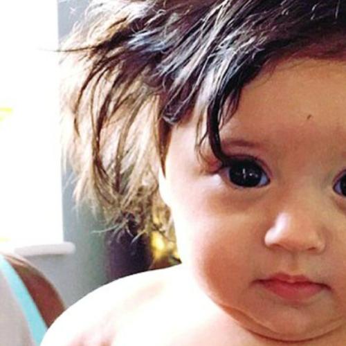 Eight Month Old Baby’s Hair Wins The Internet