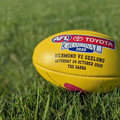 In An AFL First, Sherrin Reveals Its 2020 Toyota AFL Grand Final Game Ball!