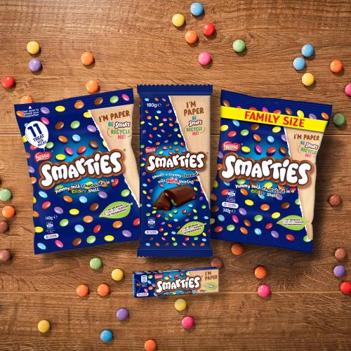Nestlé's Smarties Becomes First Confectionary Brand To Have Fully Recyclable Packaging