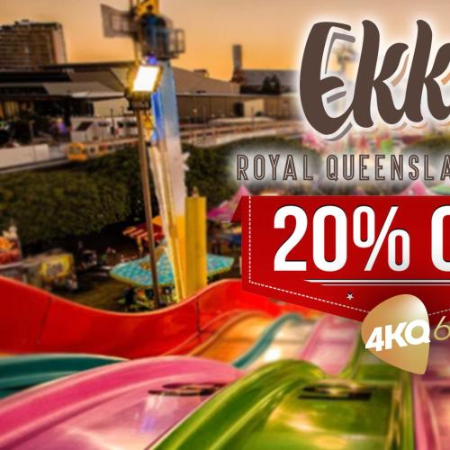 Here's How 4KQ Listeners Can Get 20% Off Their Ekka Tickets TODAY ONLY!