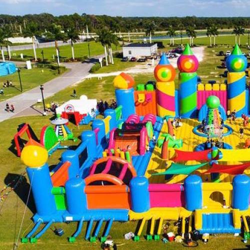 The World's Largest Inflatable Bouncy Castle Is Coming To Brisbane!